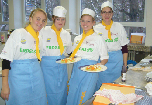 Unser Team: Nadine Ebert, Celine Coumann, Anna Dörschlag, Julia Markwart